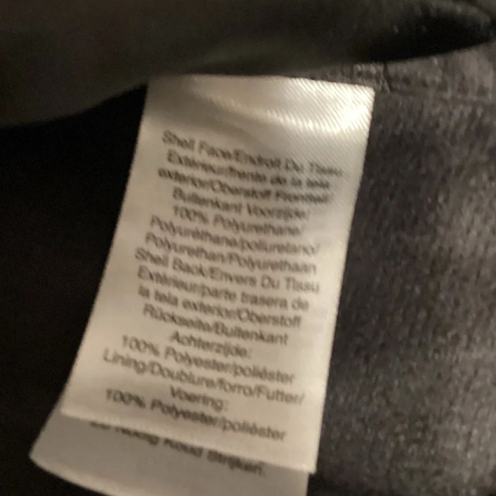 NWT DKNY Size 24 Black Faux Leather‎ Mini Skirt